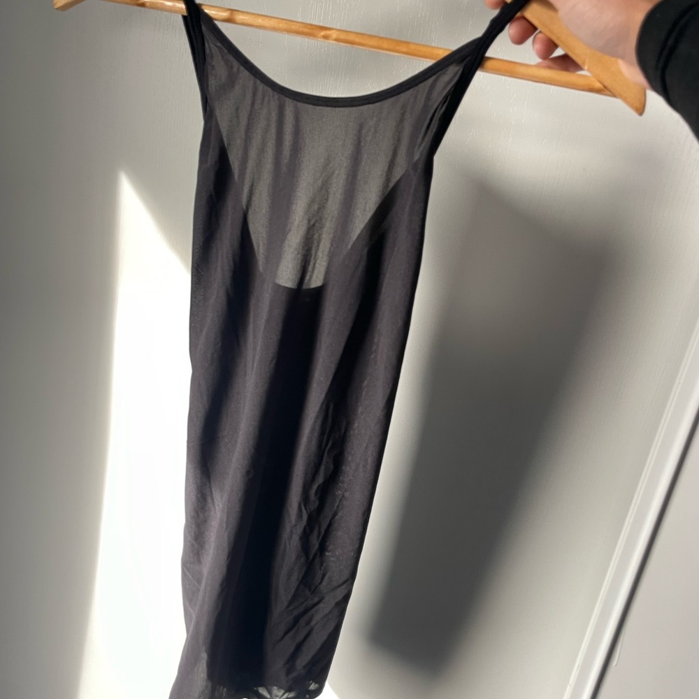 Lululemon Black Sheer Tank